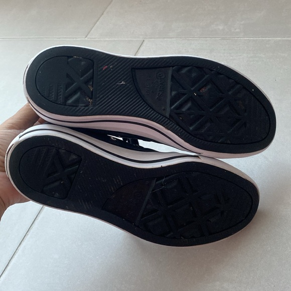 Converse All Star Women's Shoe Metallic Gray Low Top Leather Size 5 - Picture 5 of 10